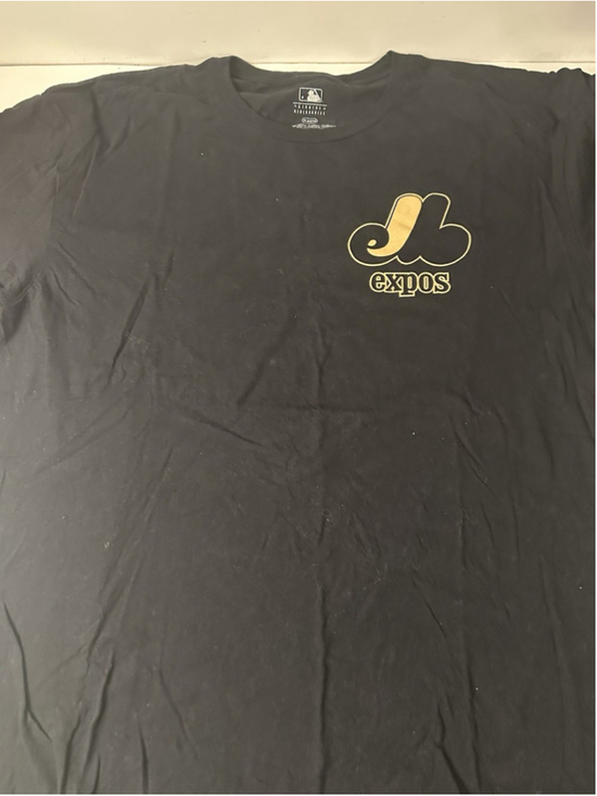 MLB Other - Montreal Expos Shirt Mens XL Black Graphic Tee MLB Genuine Merchandise Retro